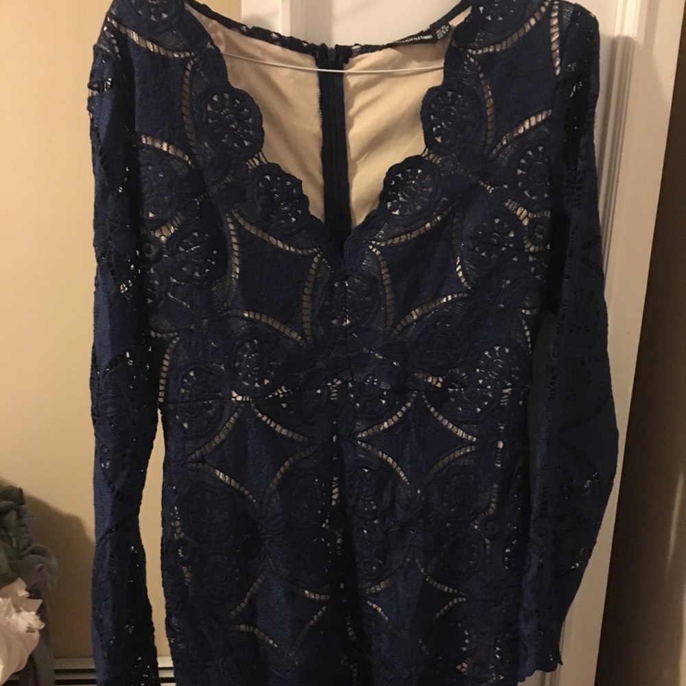 Royal blue lace dress. NWT!!